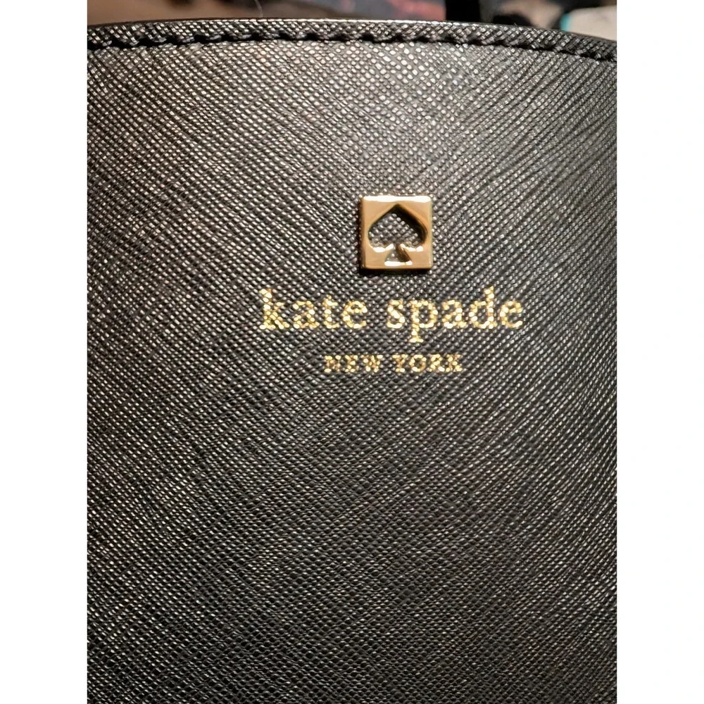 Kate Spade New York Cove Street Provence Satchel WKRU2790 Black‎ Leather